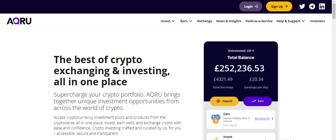 Aqru DeFi Lending Platform